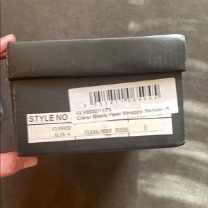 Pretty little things clear heels